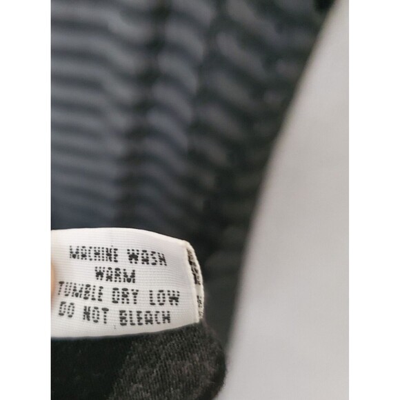 Bryn Walker Women's Gray Black Stripe Cowl Neck Lagenlook Asymmetric Dress Small - Picture 6 of 6